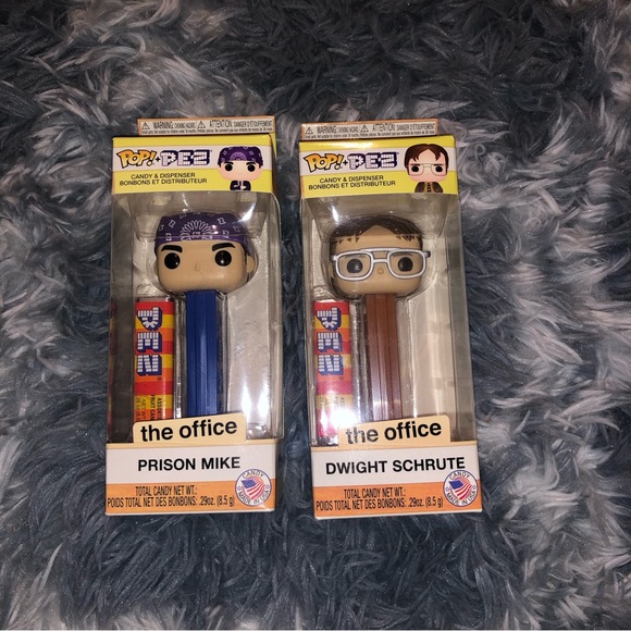 NIB FUNKO POP PRISON MIKE DWIGHT THE OFFICE PEZ - Picture 2 of 3